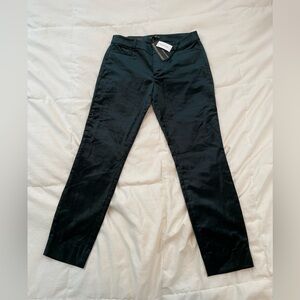 NWT Banana Republic forest green velvet pants